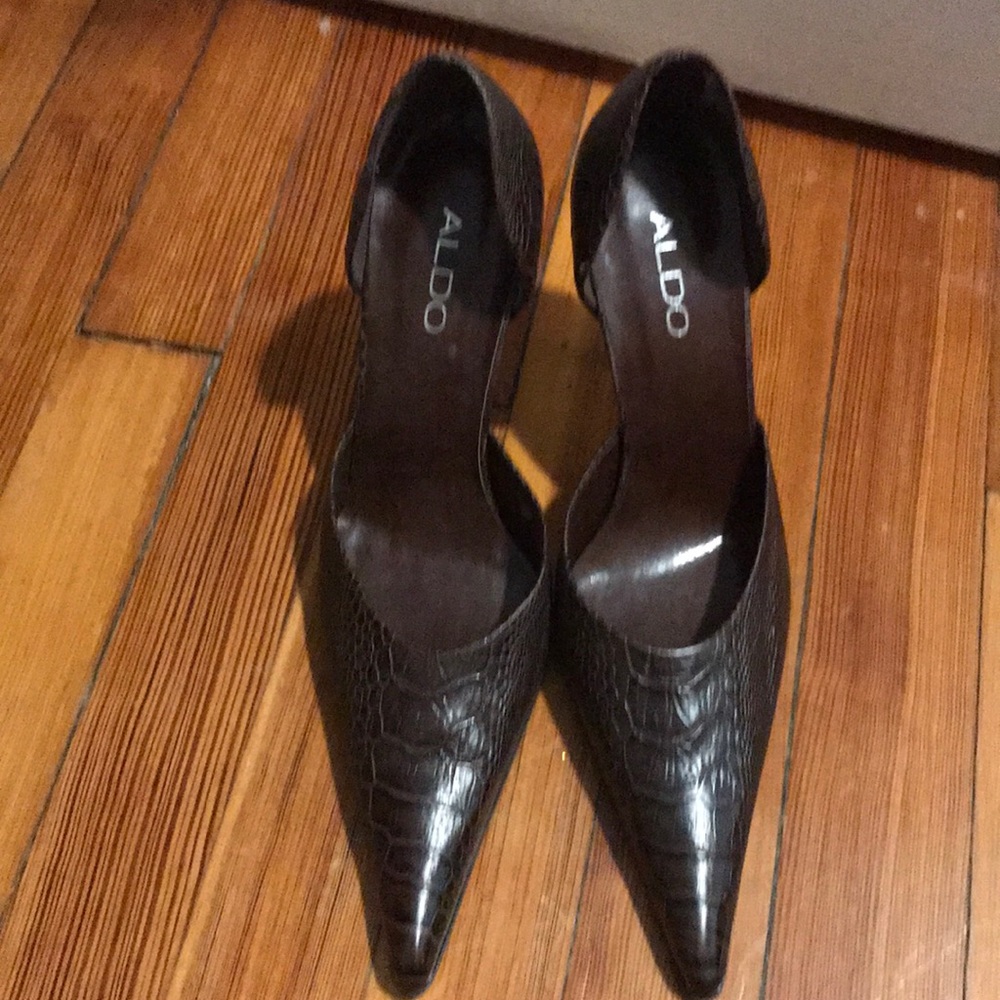 Aldo snakeskin pump